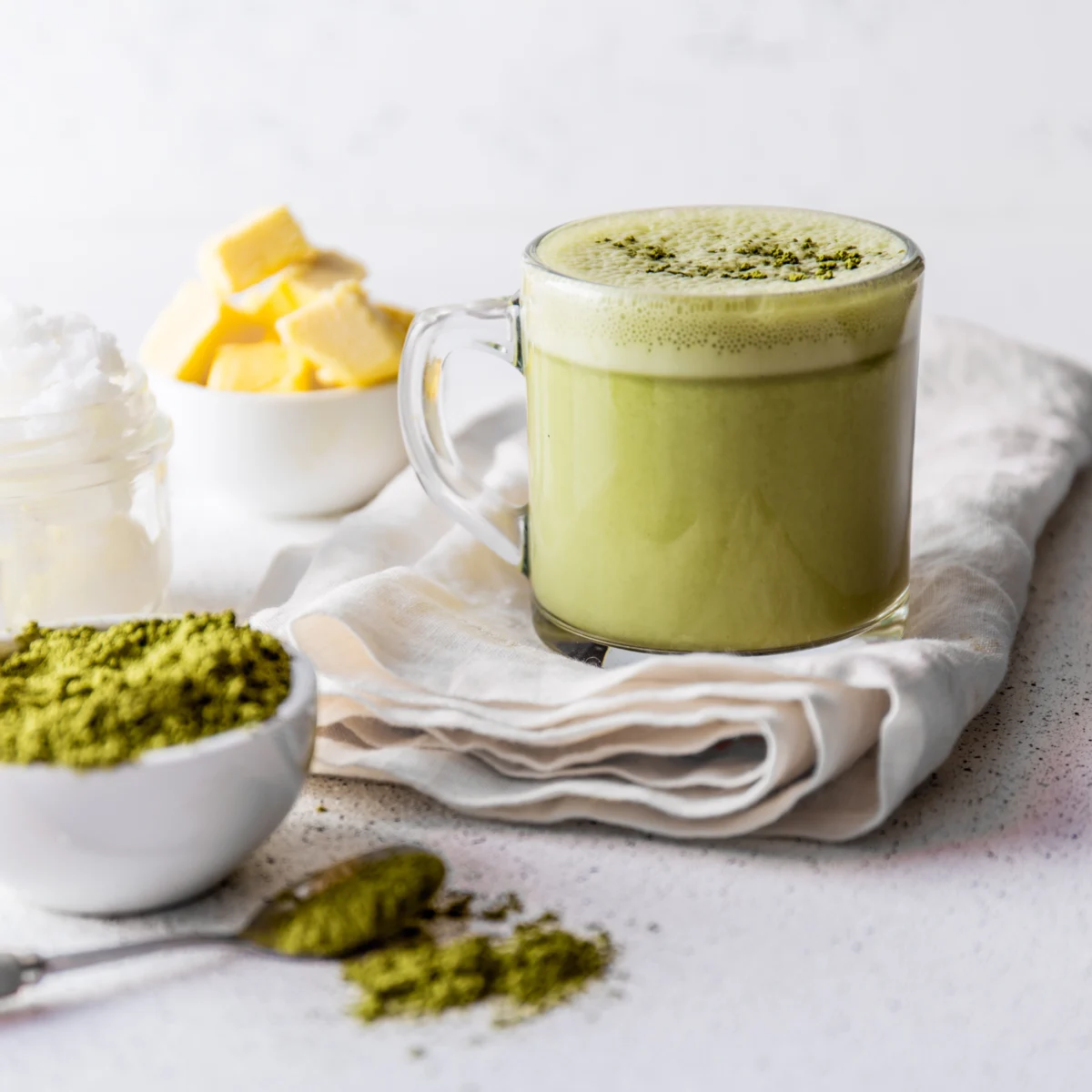 bubuk minuman matcha