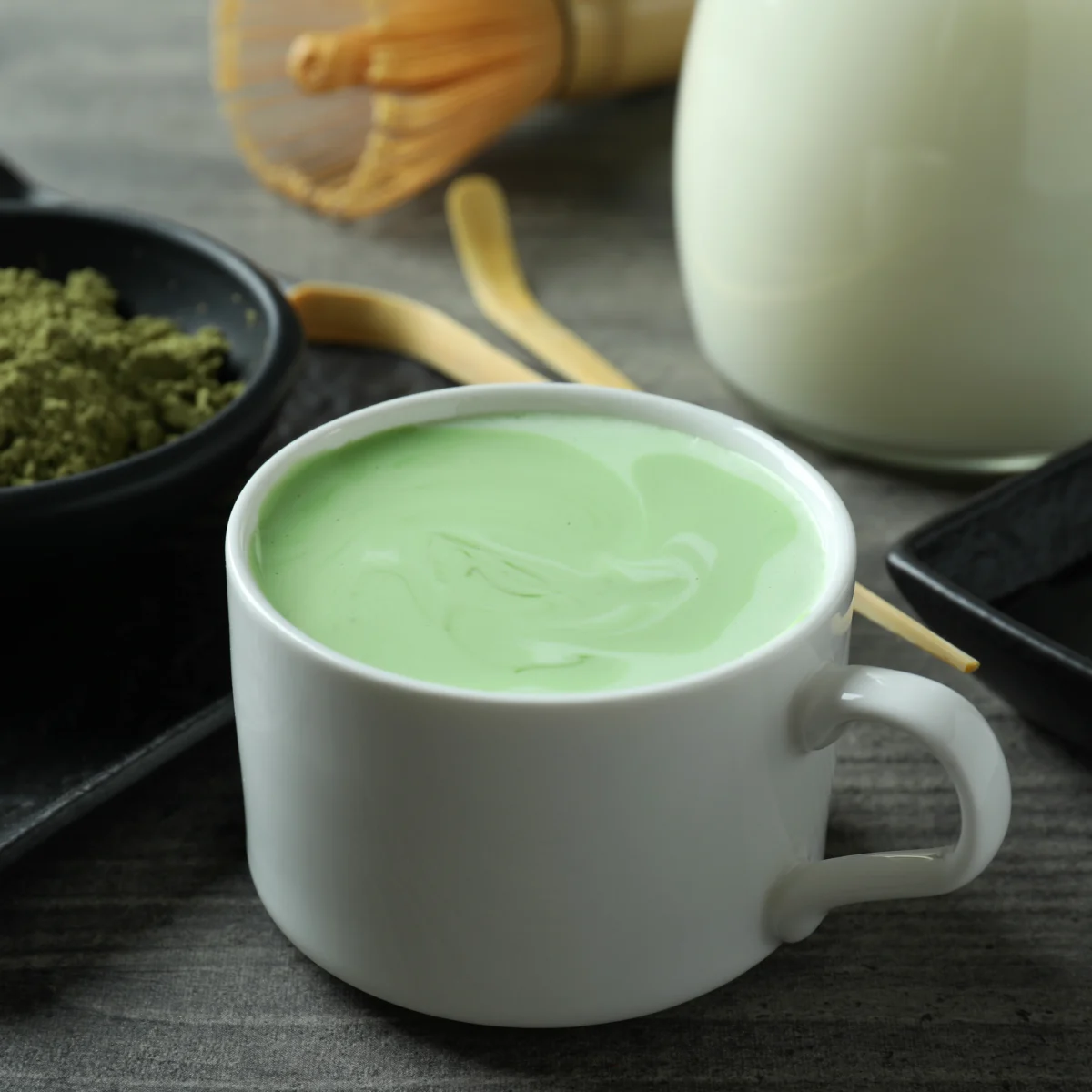 contoh ide usah minuman serbuk rasa matcha