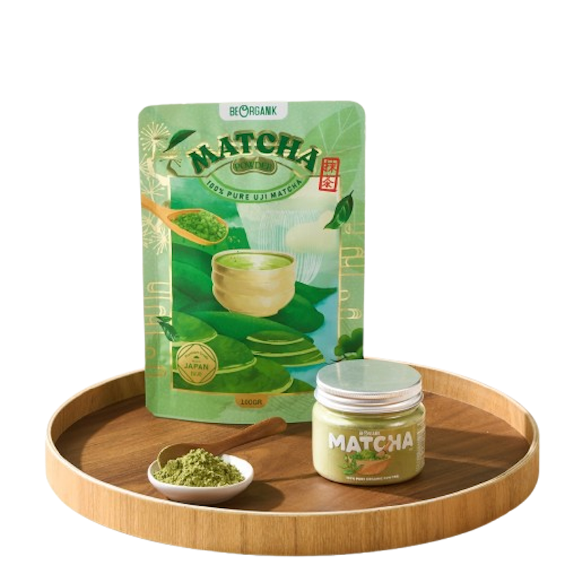 beorganik matcha bubuk 