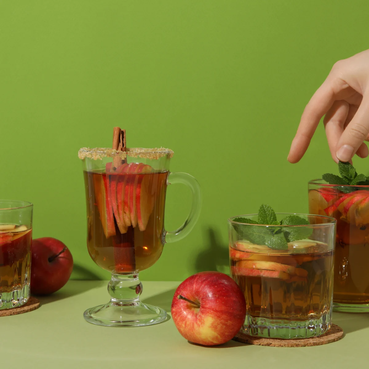 Bubuk Minuman Teh Rasa Buah yang Segar dan Praktis 5 apple tea